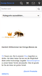 Mobile Screenshot of koenigs-bienen.de