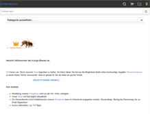 Tablet Screenshot of koenigs-bienen.de